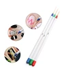 3Pcs Acrylic French Stripe Nail Art Liner Brush Set Manicure Ultra-thin Line Drawing Pen UV Gel Brushes Painting Tool Carved Pen 1
