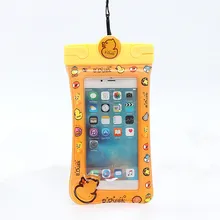 Универсальный Водонепроницаемый Чехол для iPhone X XS MAX 8 7 6 Plus samsung Xiaomi крышка мешок сумка мультфильм водонепроницаемый плавательный мешок