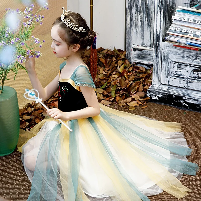 Christmas Gift baby girls Dress Cosplay Costume Party Dress dream Princess Dress 2020 new Year girl clothes 3-10 years old