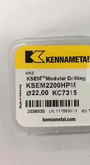1 шт. KENNAMETAL твердосплавная вставка KSEM2200HPM KC7315