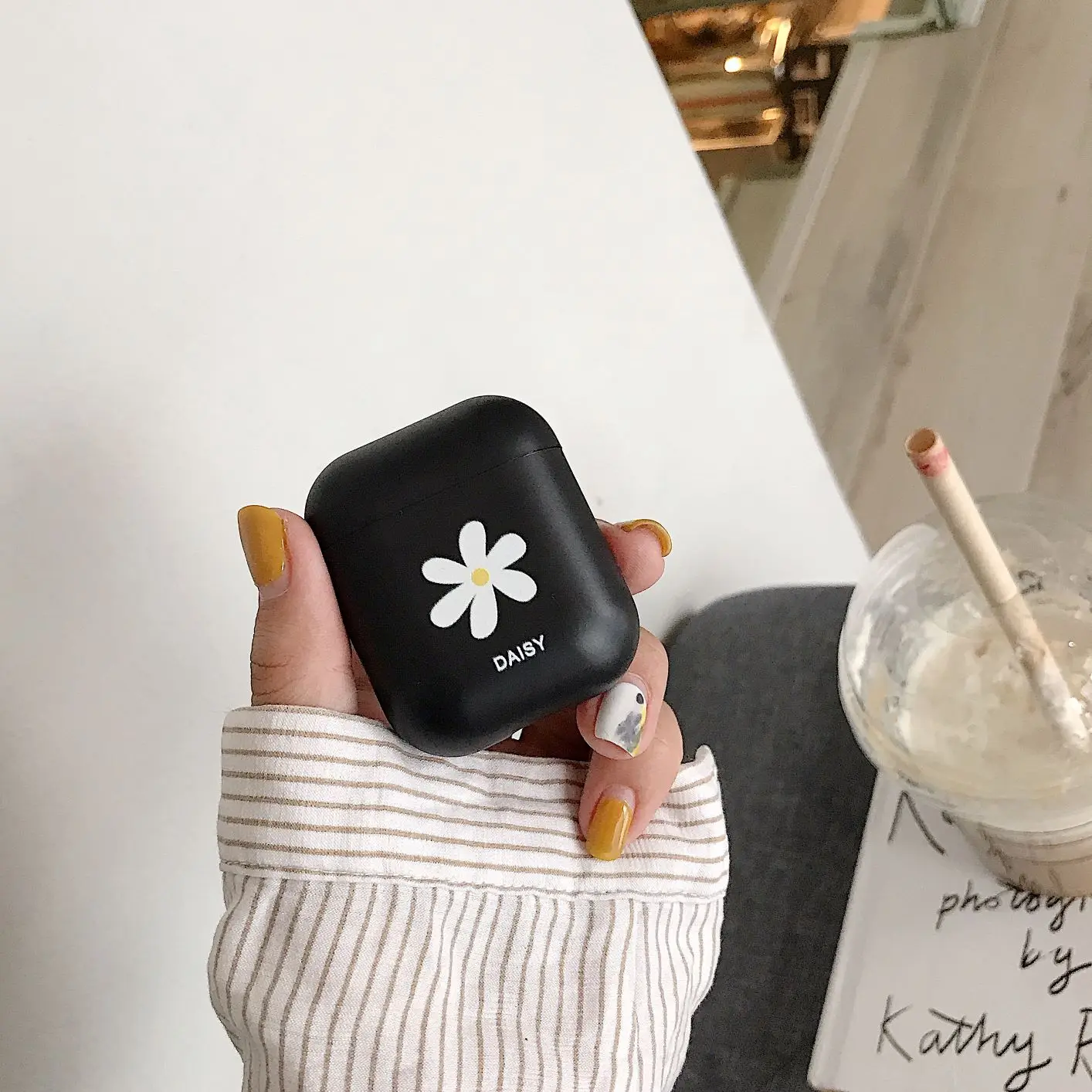 Модный Bluetooth беспроводной чехол для наушников AirPods 1 2 защитный чехол для Apple Airpods зарядная коробка