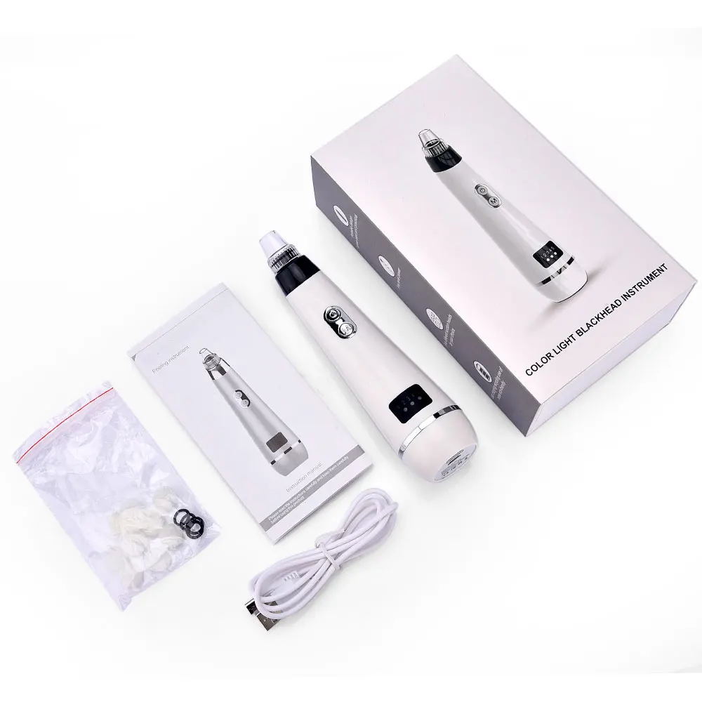 

Blackhead Remover Deep Nose Cleaner T Zone Pore Acne Pimple Removal Vacuum Suction Facial Diamond Beauty Clean Skin Tool 40