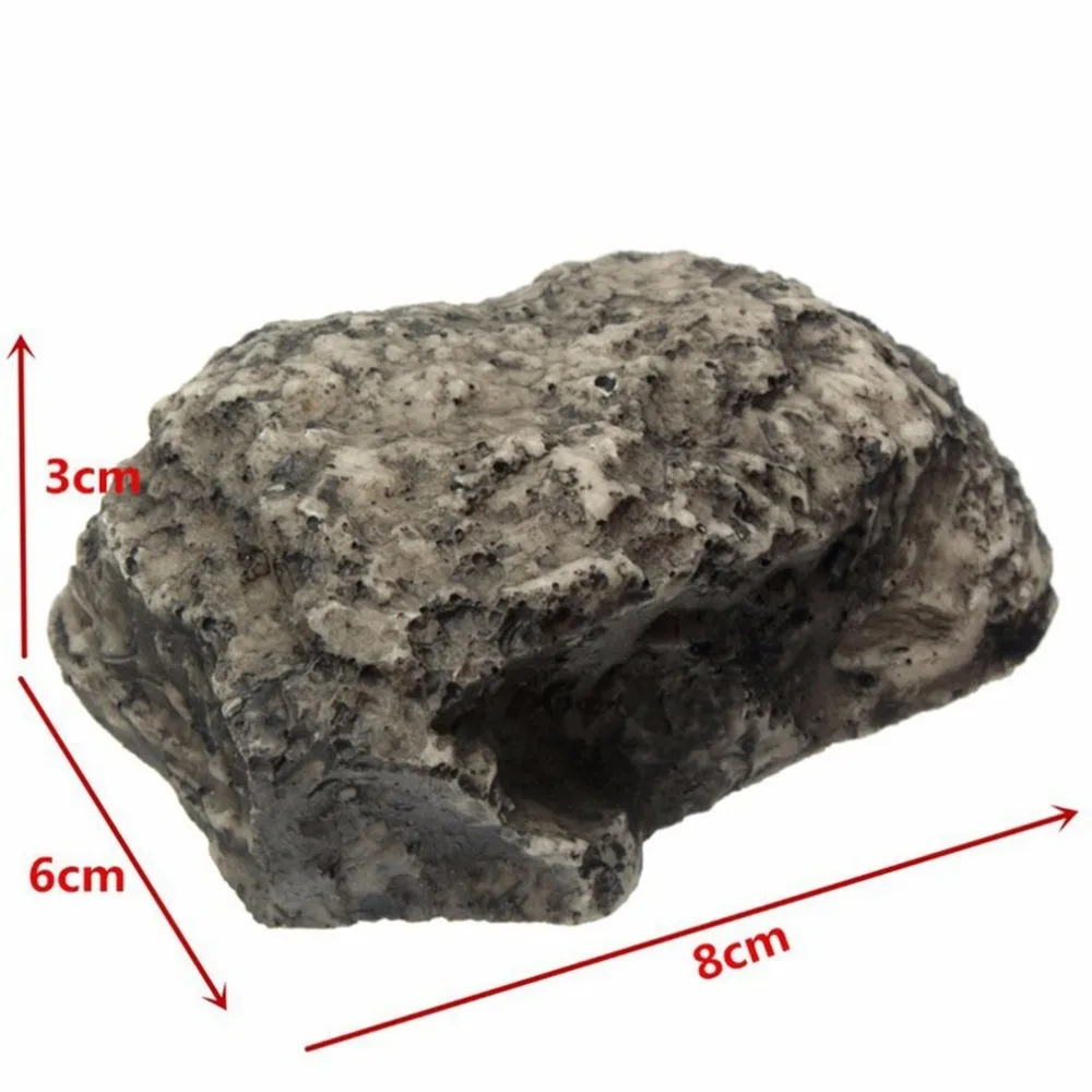 Outdoor Muddy Mud Spare Key House Safe Hidden Hide Security Rock Stone Case Box Fake Rock Holder Garden Ornament 6x8x3cm