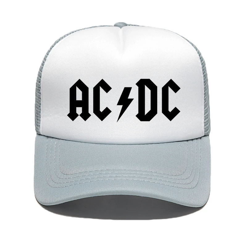 color5 Группа acdc шляпа водителя грузовика Модные мужские и женские бейсболки Регулируемые дышащие бейсболки с сетчатыми вставками - Цвет: color5