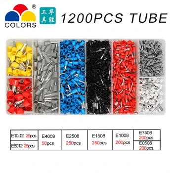 

Boxed tubular terminals, suitable for crimping insulated tube terminals of various types of connectors of 0.25mm2-10mm2 wire