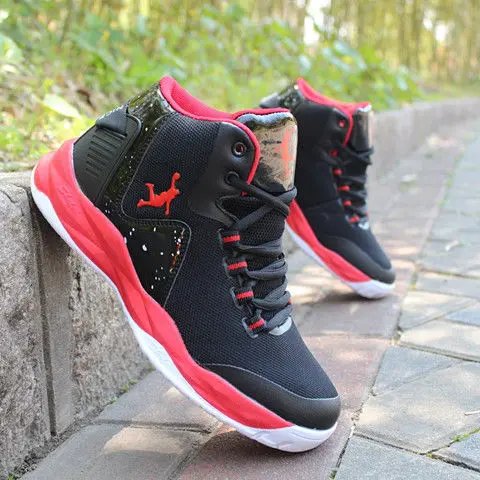 

Men Jordans Basketball Shoes Air Cushion Basketball Sneakers Anti-skid High-top Couple Shoes Breathable jordans Basketball Boots