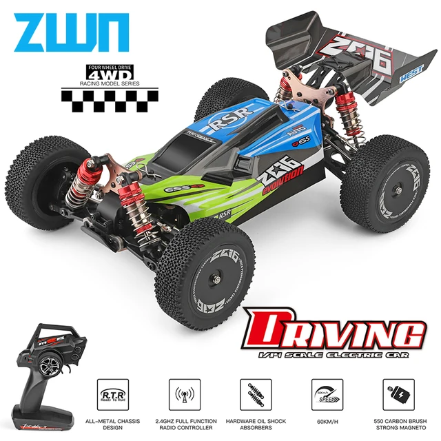 WLtoys 144001 959A 959B 2.4G Racing RC Car 70KM/H 4WD Electric High Speed Car Off-Road Drift Remote Control Toys for Children 1