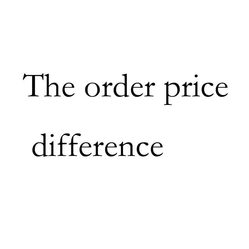 

The order price difference