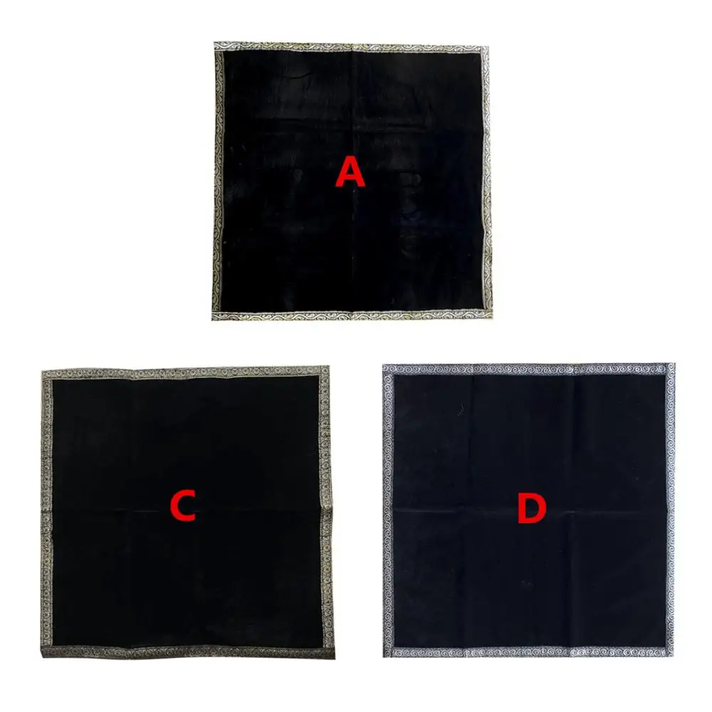 

Soft and Comfortable Crystal Energy Divination Tablecloth Thickening Velvet Wizard Altar Cloth Board Game Tarot Card Table Cloth