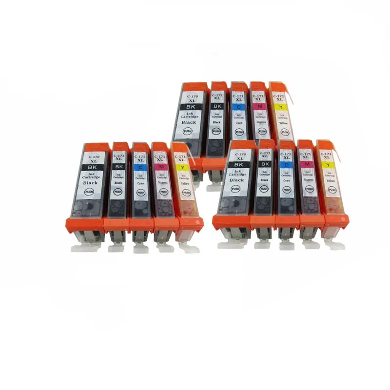 PGI 170 XL PGI170 170XL 170BK CLI 171 чернильные картриджи для Canon Pixma MG7710 MG 7710 струйный