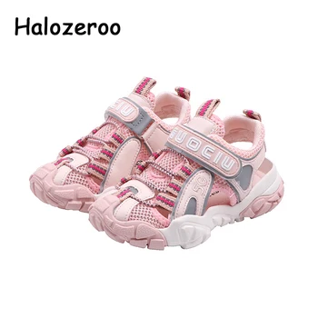 

New 2020 Summer Kids Sport Sneakers Boys Mesh Brand Shoes Baby Girls Black Fashion Sneakers Children Casual Sneakers Trainers