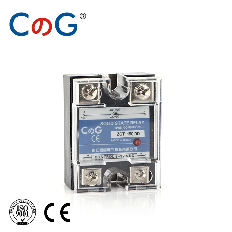 150A 600V CG SSR-120DD 150 ДД 220 В 380 в 600 В однофазный JGX DC Контроль DC теплоотвод 3-32VDC до 5-220VDC 120A 150A DD твердотельное реле - Габаритные размеры: 150A 600V
