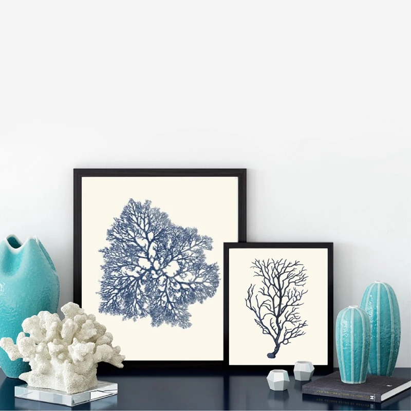 Navy-Blue-Coral-Posters-and-Prints-Sea-Marine-Life-Vintage-Bathroom-Wall-Art-Canvas-Painting-Wall (3)