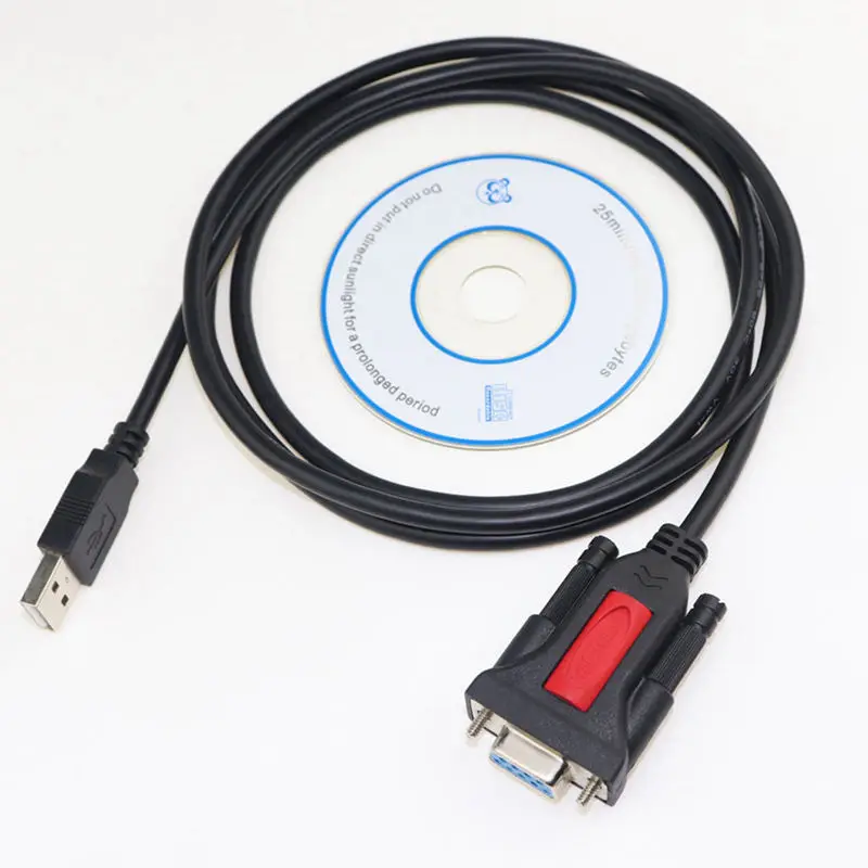 Usb в Rs232 адаптер с чипсетом Pl2303 Usb 2,0 штекер в Rs232 женский Db9 последовательный конвертер Кабель 1,5 м для Windows 10 Mac Os