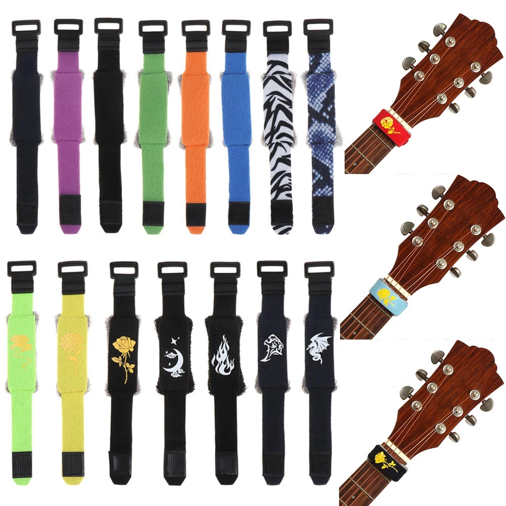 Guitar Strings Mute Muter Fretboard Muting Wraps for Acoustic Classic Electric Bass Ukulele String Instruments | Спорт и развлечения