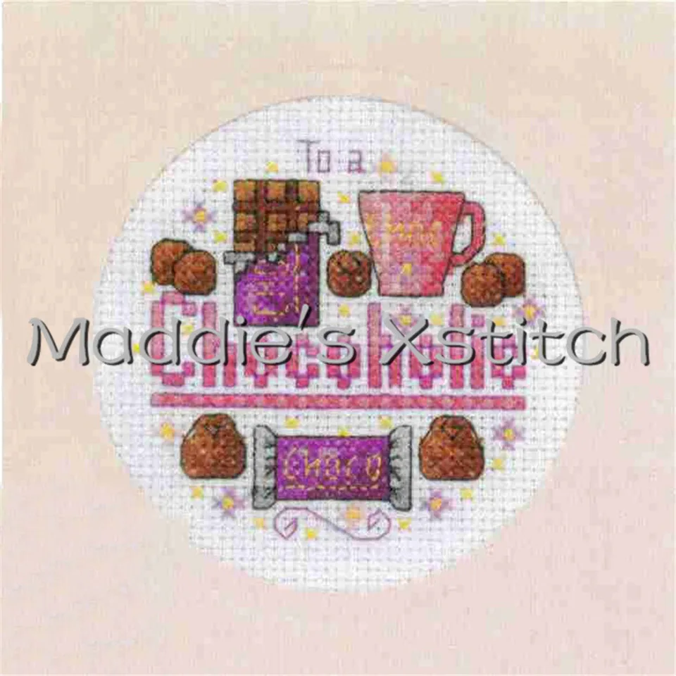 CD007 14ct Набор для вышивания крестиком карты посылка поздравительная открытка