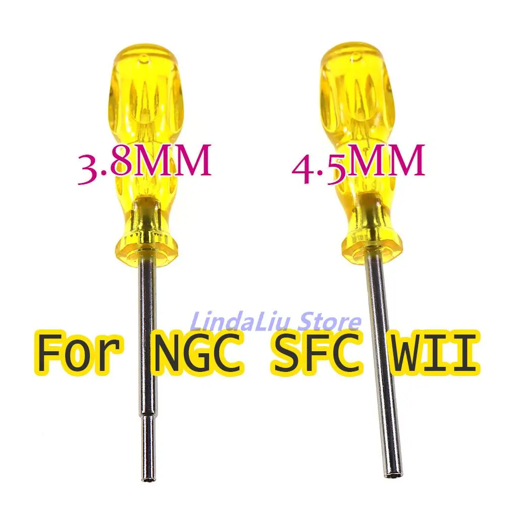 

30pcs Screwdriver Tool Bit Gamebit 3.8mm 4.5mm Repair Security Opening Tools for NGC SNES N64 NES Gameboy SFC WII Controller