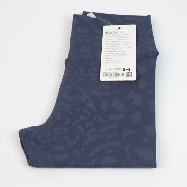 LULU Seamless Yoga Leggings High Waist Stretchy Tights Push-up Women Gym Fitness Outdoor Sporting Female Leggings 2021 leopard Navy blue