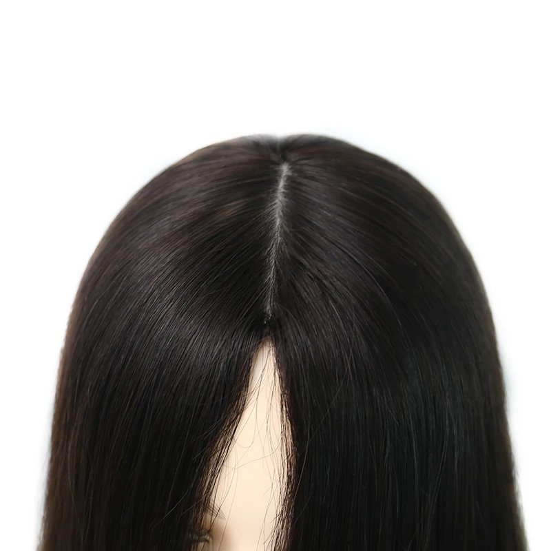 Jewish Wig Silk Base Kosher Wigs European Human Hair For Women Color #4 Honey Queen Remy Bob Style Hair Wig Double Drawn