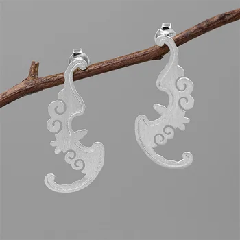 

INATURE 925 Sterling Silver Fortunate Bat Wing Stud Earrings for Women Gift