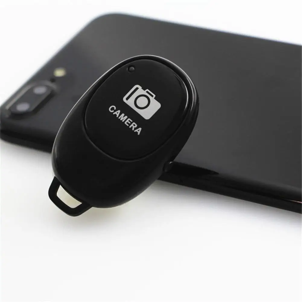 Bluetooth 4,0 кнопка дистанционного управления Беспроводное управление Лер Автоспуск камера палка спуска затвора черный портативный телефон Селфи
