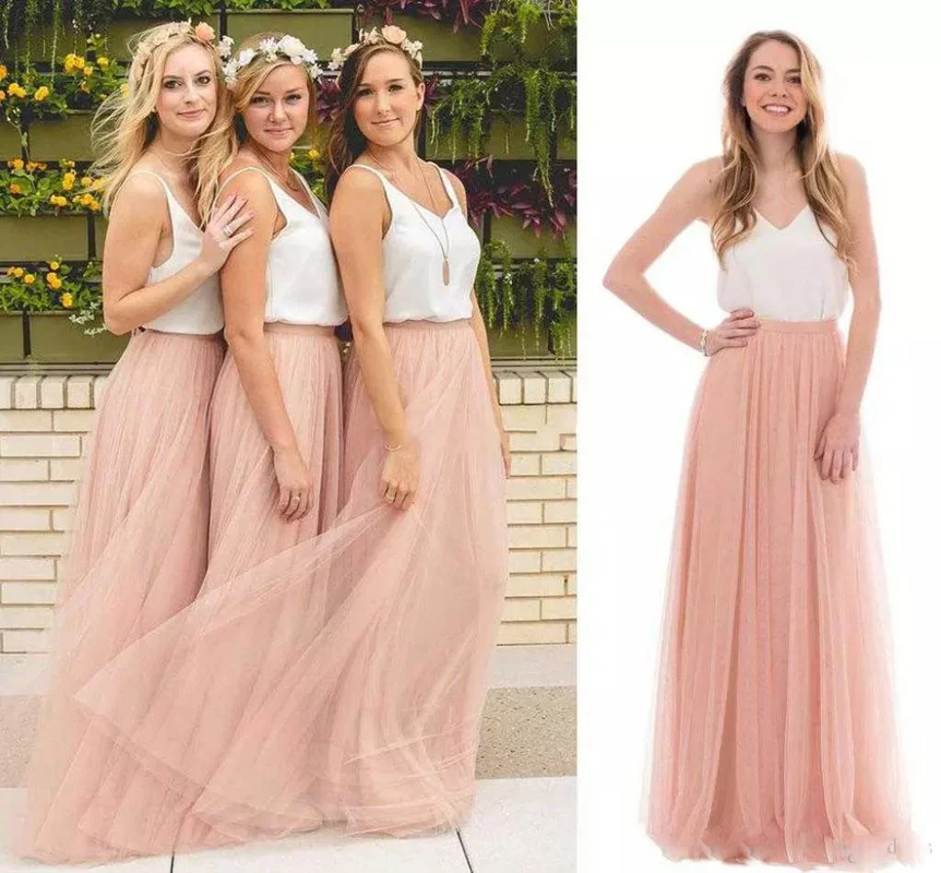 Vestidos Saias Femininas длинные фатиновые юбки макси юбка Эластичная лента нескольких