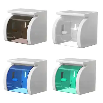 

10kg Bathroom Adhesive Tissue Box Waterproof Mobile Phone Toilet Paper Holder Plastic Roll Paper Storage Rack Organizer 4 Colors