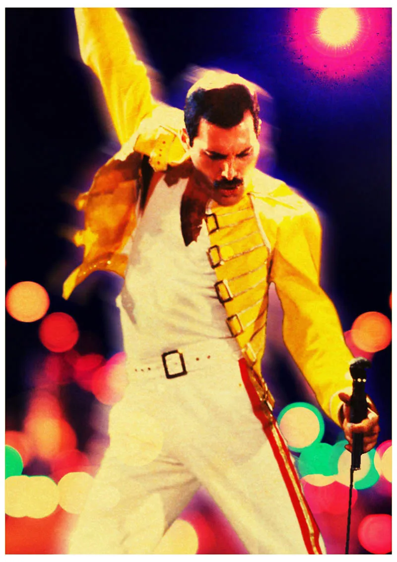 5D DIY Винтаж Bohemian Rhapsody алмазов картина Фредди Меркури Queen музыкальный вышивка мозаика современная домашняя, комнатная, Настенная Декор - Цвет: Зеленый