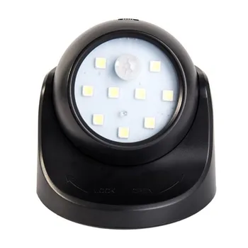 

Solar Lights Indoor Outdoor 360° Battery Operated Bright Motion Sensor Light 9LED Waterproof IP65 Wall Lights for Garden Wall