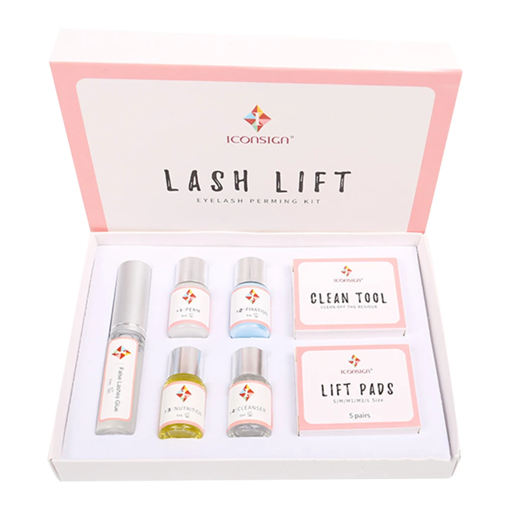 

Eyes Makeup Curling Lotion Growth Nutritious Lash Lift Kit Salon Portable Cilia Tool Quick Perm Glue Professional Easy Apply