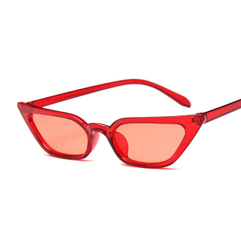 New Cateye Vintage Red Pink Sunglasses Woman Brand Designer Retro Points Sun Glasses Female Superstar Lady Cat Eye_voghion.com