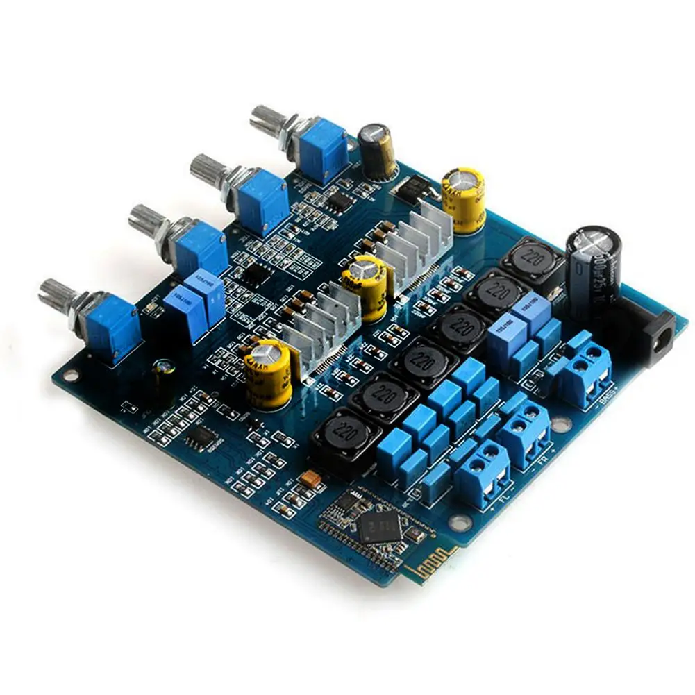 Нет TPA3116 2,1 50WX2+ 100 Вт+ Bluetooth класса D усилитель мощности(синяя плата