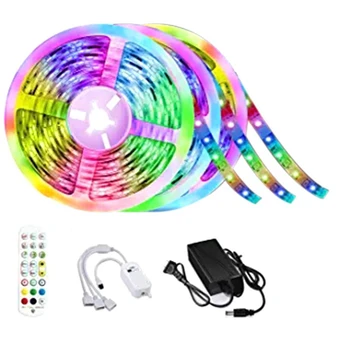 

Led Lights Strip Music Sync Color Changing Strip Lights APP ,LED Lights for Bedroom ,Party and Home Decoration US PLUG