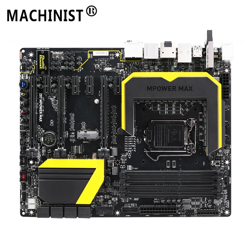 

For MSI Z87 MPOWER MAX Desktop motherboard MB Intel Z87 LGA 1150 ATX DDR3 32GB SATA3.0 USB3.0 100% fully Tested Free shipping