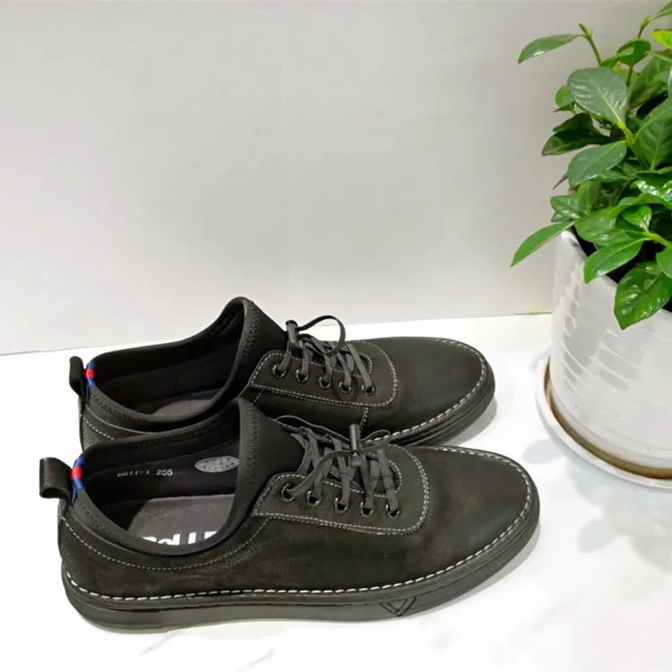 

2019 Spring New Products round-Toe Driving Cowhide Soft Low Top Foot Covering Business Casual Fashion Man Shoe