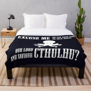 

Our Lord And Saviour Cthulhu Blanket Wool Flannel Plush Blanket Bedspread For office Sherpa Blanket Couch Quilt Cover Travel