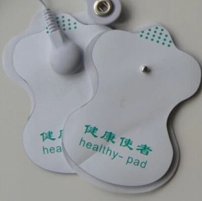 2 pcs Hot Portable White Electrode Pads Digital For Tens Acupuncture Digital Therapy Machine Massager Pad Medium Frequency