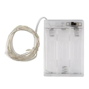 

5M 50 LED Silver Wire Christmas Wedding Party String Light Decoration Lamp String Lights Wire Light LED Light