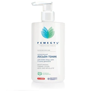 

Moisturizing lotion-tonic for the face, neck and decollete area, Femegyl, 16-01-006, 400 ml