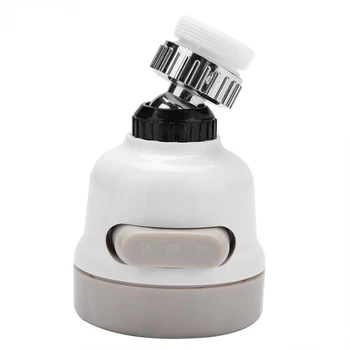 

360° Rotating Kitchen Faucet Kitchen Moveable Flexible Tap Head Shower Diffuser Rotatable Nozzle Adjustable Booster Faucet