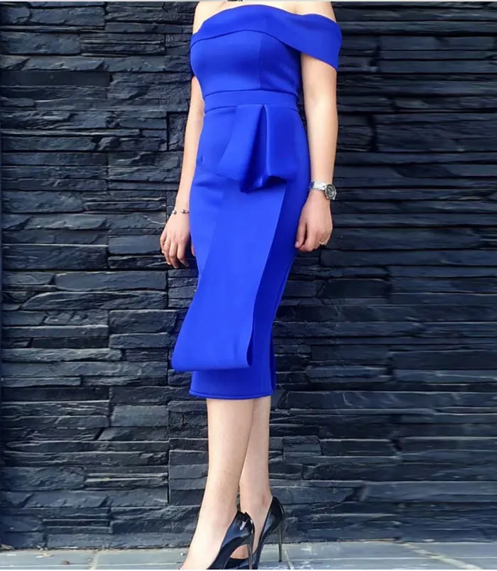 Для женщин Bodycon платье тонкое платье с открытыми плечами, пикантные туфли-лодочки для свиданий, вечеринок, праздника вечерние Клубные ужин элегантное обтягивающее с низким вырезом на спине вечернее Обтягивающее Платье-туника