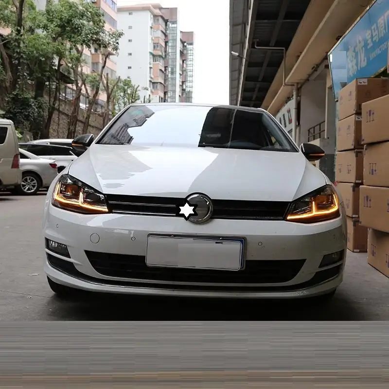 Led Para Авто дневные ходовые Боковые указатели поворота освещение автомобиля фары Задние фары 14 15 16 17 для Volkswagen Golf 7