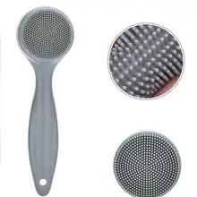 Silicone Facial Cleansing Brush with Replacement Head Face Body Cleaning Pore Oil Control Blackhead Remover Exfoliating Massager