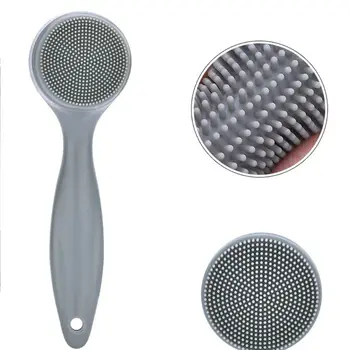 

Silicone Facial Cleansing Brush with Replacement Head Face Body Cleaning Pore Oil Control Blackhead Remover Exfoliating Massager