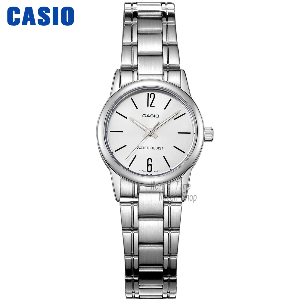 Casio часы женские часы лучший бренд класса люкс Водонепроницаемый Кварцевые часы женские дамы Подарки кожаный ремешок для часов Часы Спортивные часы relogio feminino reloj mujer montre homme bayan kol saati zegarek - Цвет: LTPV005D7B