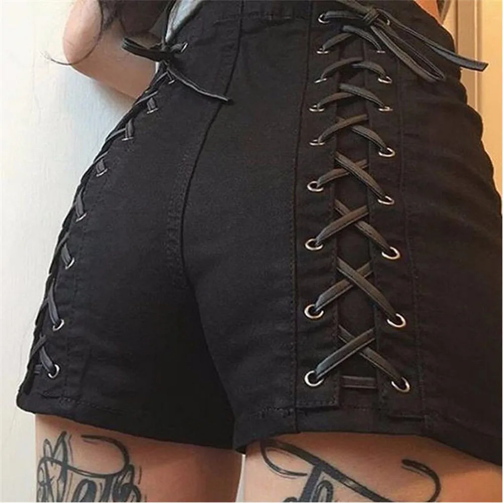 데님 반바지 반바지 섹시한 블랙 홀, 핫 패션 여름 슬림 찢어진 청바지 짧은 바지 레이싱 캐주얼 반바지