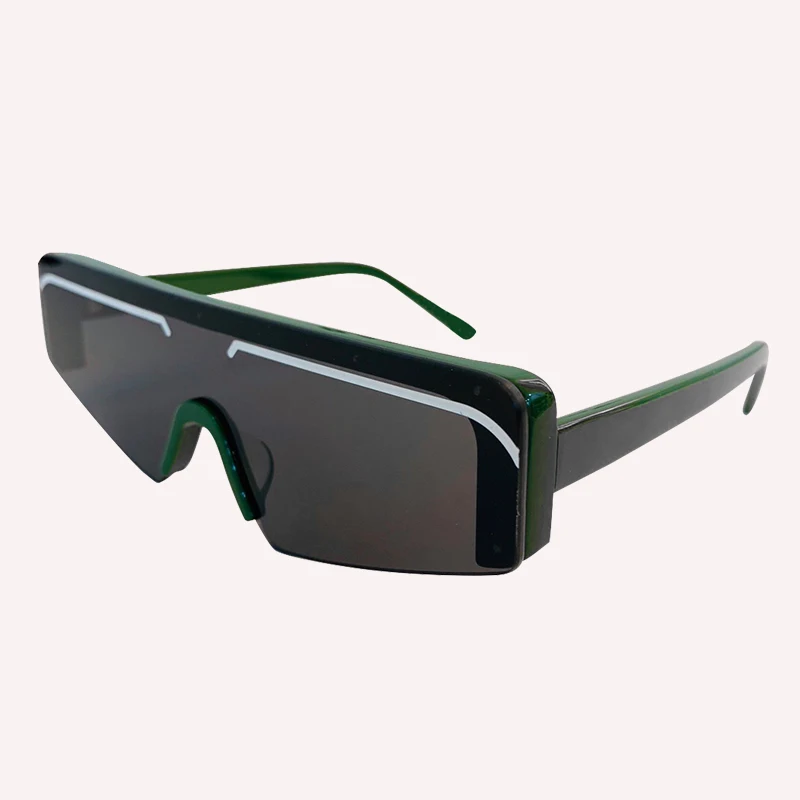 Модные новые маленькие солнцезащитные очки, женские мужские оправы acetate Goggle, солнцезащитные очки для девушек, уличные зеркальные очки, женские оттенки UV 400