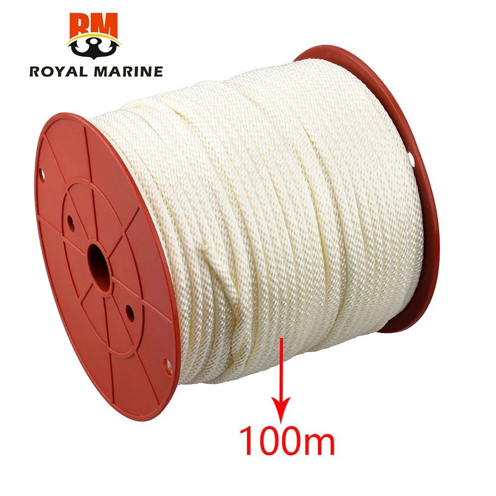 

90890-44373 Start Rope 100M 5MM for Yamaha outboard 2T 6-40HP 4T F4-F40 90890-44373-00 907-90481-93-00 907-90481-93