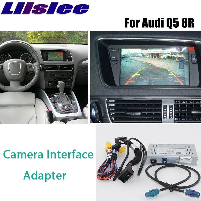 Комплект Liandlee для парковочной камеры с интерфейсом заднего вида Audi Q5 8R MMI
