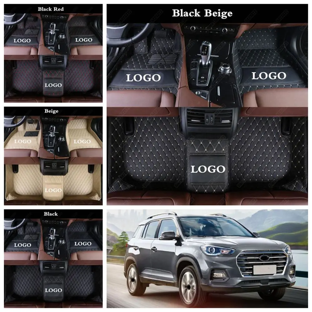 Автомобильный коврик для Hyundai Santa Fe Tucson IX25 I30 IX35 I40 Kona Azera Elantra Sonata Equus Genesis
